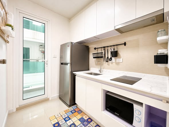 room interior and bathroom of TC-Green Condominium