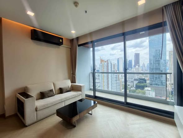 bedroom and living room and room interior of The Address Sathorn