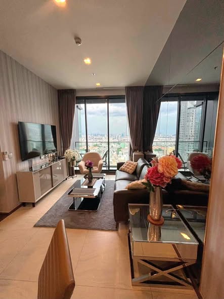 living room of The Address Siam-Ratchathewi