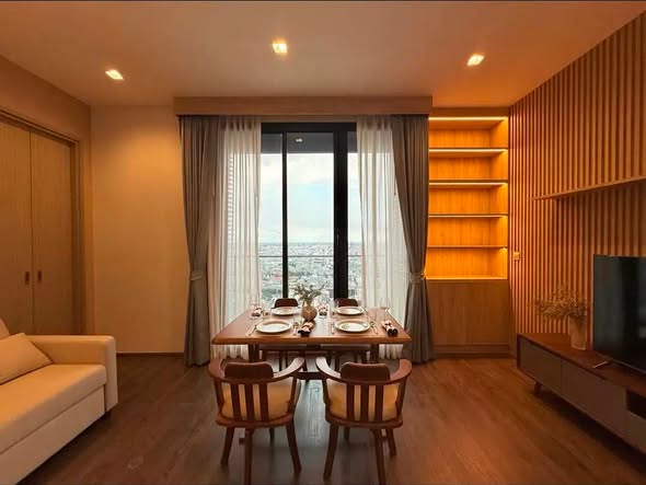 living room of The Address Siam-Ratchathewi