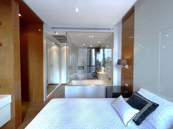 bedroom and room interior of The Address Sukhumvit 28