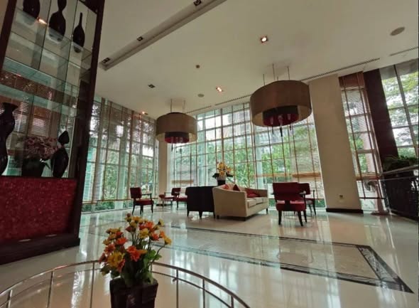 living room of The Address Sukhumvit 42
