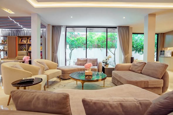 living room and bedroom of The AVA Residence