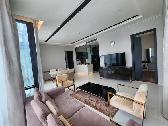 bedroom and living room of The Bangkok Thonglor