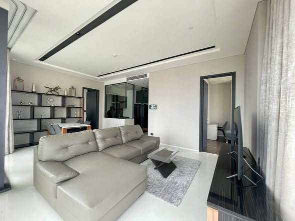 living room and bedroom of The Bangkok Thonglor