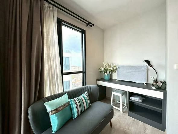 bedroom and living room of THE BASE Central Pattaya