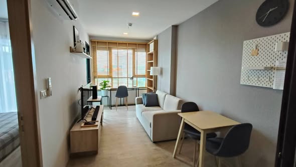 living room of THE BASE Height-Chiang Mai