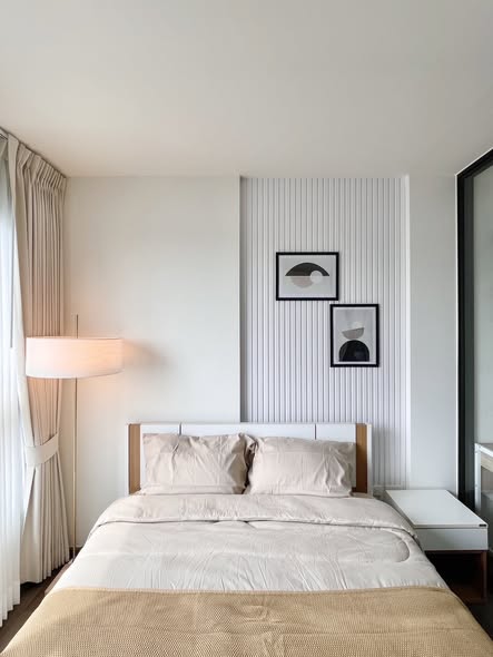 bedroom of THE BASE Park West – Sukhumvit 77
