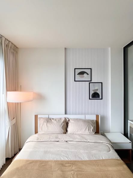 bedroom of THE BASE Park West – Sukhumvit 77