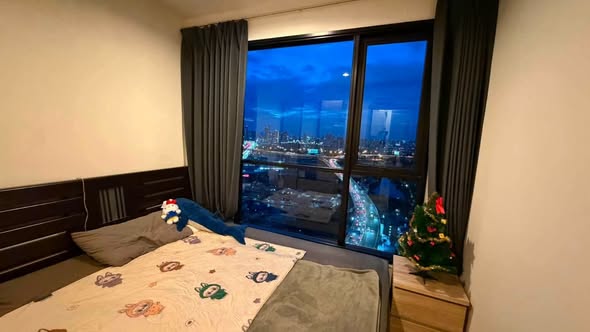 bedroom of THE BASE Rama 9-Ramkhamhaeng