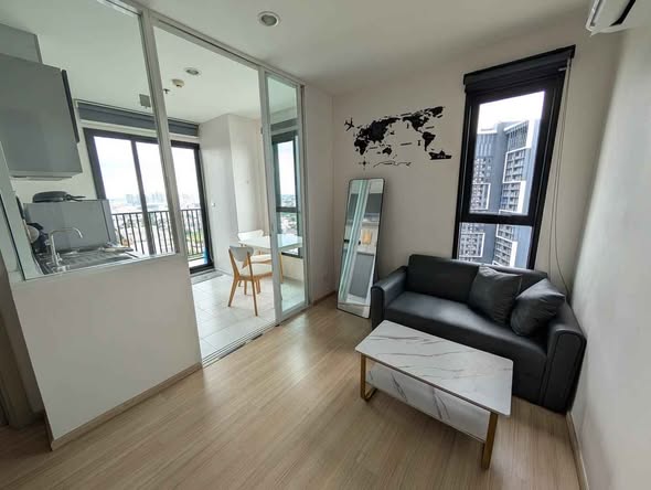 bedroom and living room and room interior of THE BASE Rama 9-Ramkhamhaeng