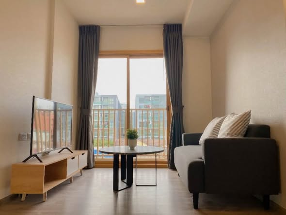 living room of THE BASE Sukhumvit 50