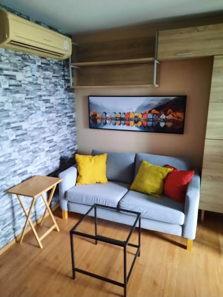 living room of THE BASE Sukhumvit 77