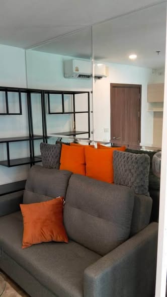 living room and bedroom and room interior of THE BASE Sukhumvit 77
