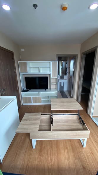 living room and room interior of THE BASE Sukhumvit 77