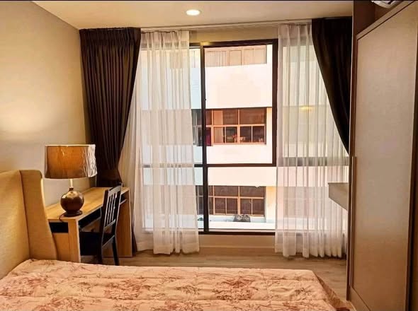 bedroom and room interior of The Belgravia Condo Ratchada Ladprao15