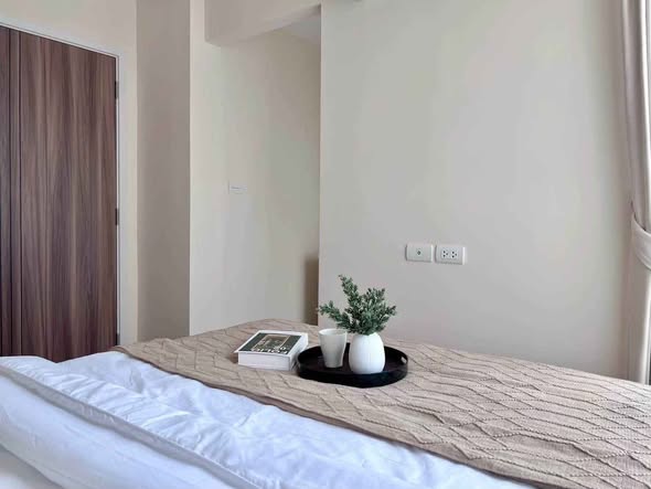 bedroom and room interior of The Belgravia @ Ratchada17 (Sale Office)