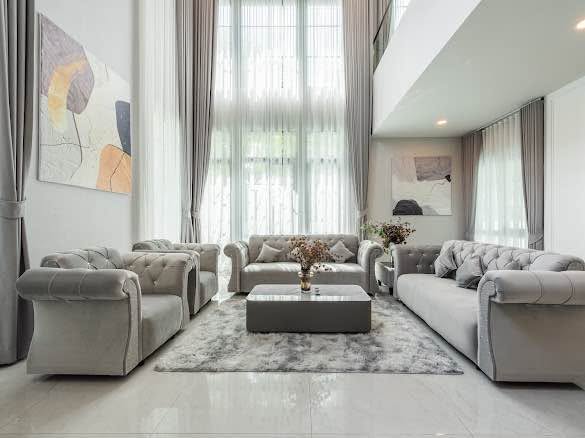 living room and bedroom of THE CITY บางนา2 | THE CITY BANGNA 2 BY AP THAI