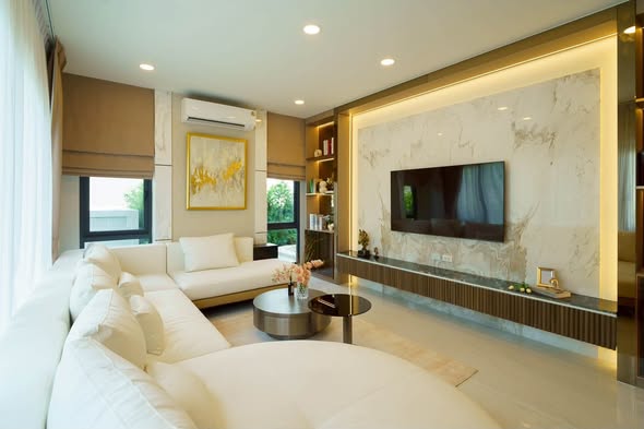 living room and bedroom of The City Bangna