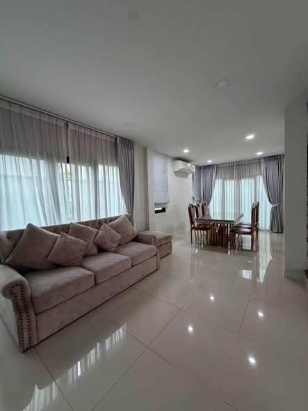 living room and bedroom of The City Ramintra 2 เดอะ ซิตี้ รามอินทรา 2