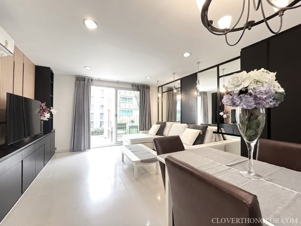 living room of The Clover
