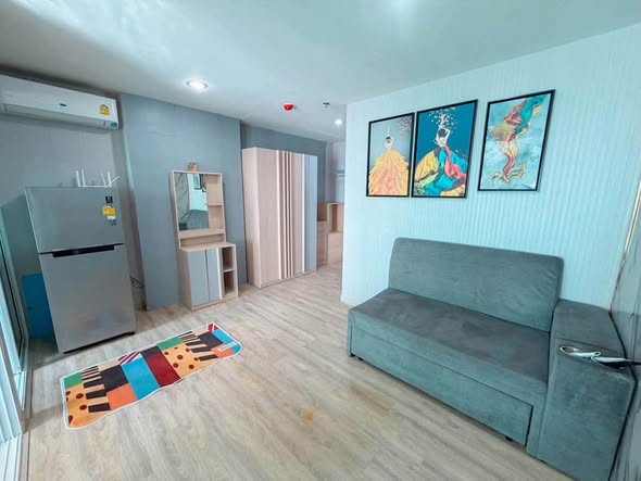 bedroom of The Crystal Bliss Condo @Rattabathibet
