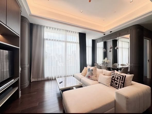 living room and bedroom of The Diplomat 39