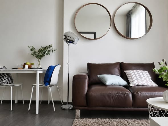 living room of The Edge Sukhumvit 23