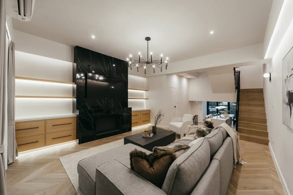 living room of The Eight Chatuchak Ratchada Private Luxury Home