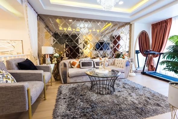 living room of The Eight Chatuchak Ratchada Private Luxury Home