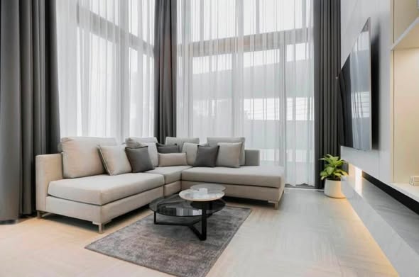 living room and room interior of The Eight Chatuchak Ratchada Private Luxury Home