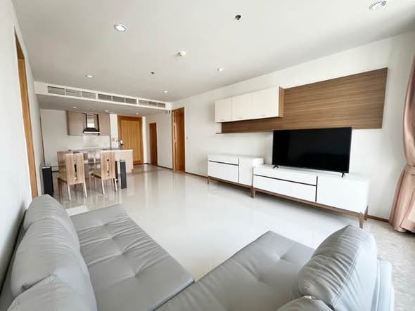 living room and bedroom of THE EMPIRE PLACE SATHON