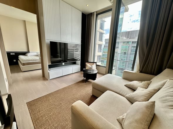living room and bedroom of THE ESSE ASOKE