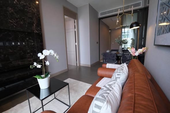 living room of THE ESSE at SINGHA COMPLEX