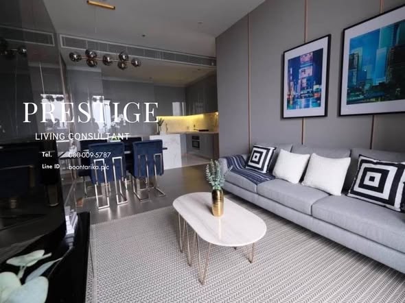 living room of THE ESSE at SINGHA COMPLEX