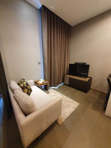 living room and bedroom of THE ESSE at SINGHA COMPLEX