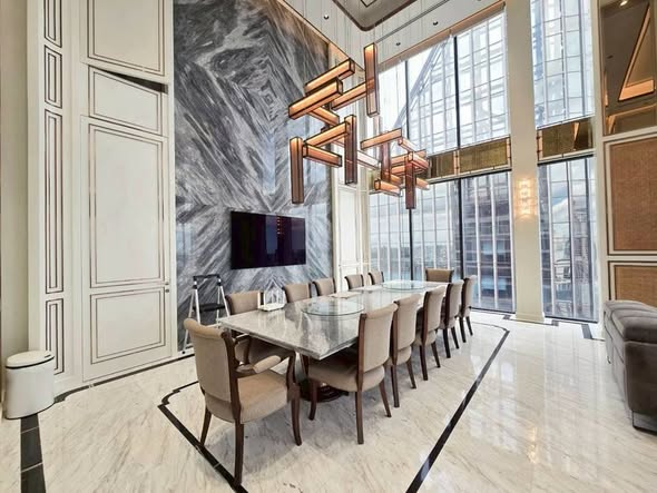 living room and room interior of THE ESSE at SINGHA COMPLEX
