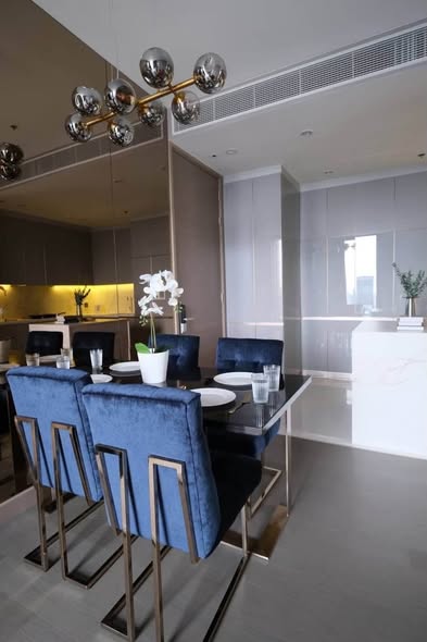 living room and room interior of THE ESSE at SINGHA COMPLEX