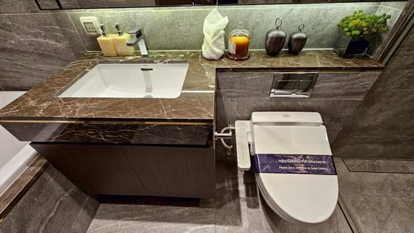 bathroom of THE ESSE Sukhumvit 36