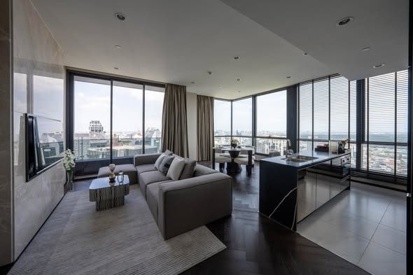 living room of THE ESSE Sukhumvit 36