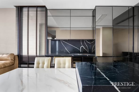 living room of THE ESSE Sukhumvit 36