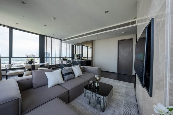 living room of THE ESSE Sukhumvit 36