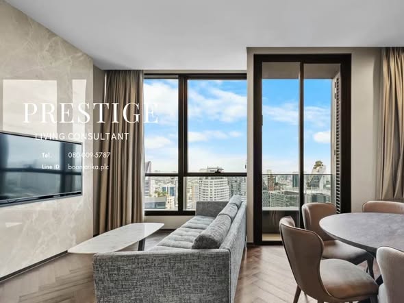 living room of THE ESSE Sukhumvit 36
