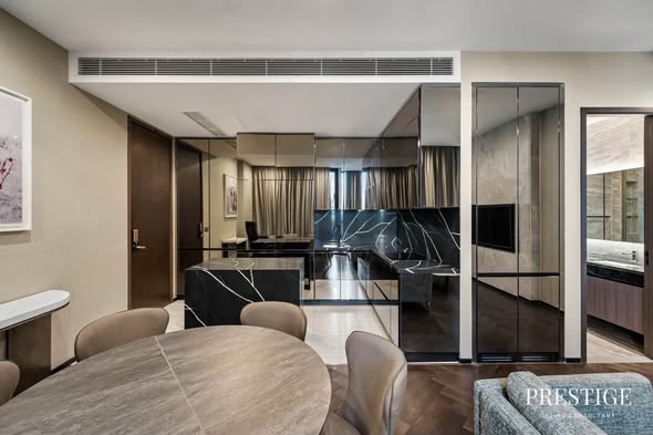 living room of THE ESSE Sukhumvit 36