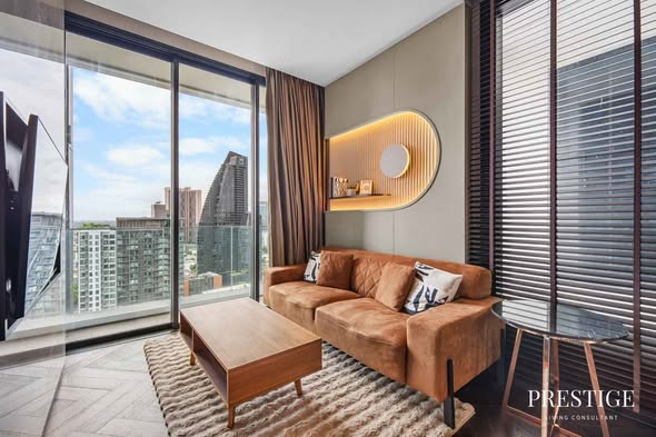 living room of THE ESSE Sukhumvit 36