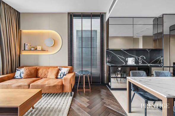 living room and room interior of THE ESSE Sukhumvit 36