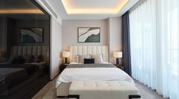 bedroom of The Estelle Phrom Phong