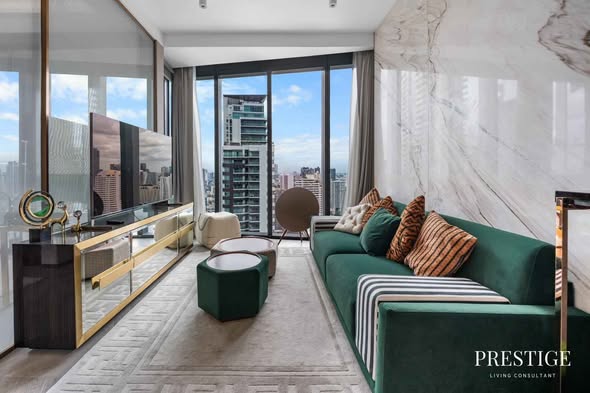 living room of The Estelle Phrom Phong