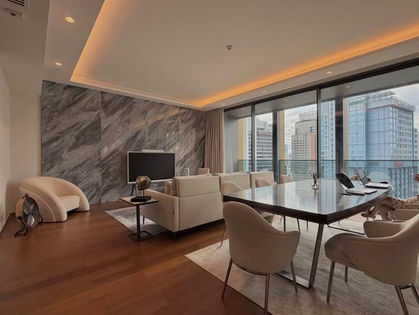 living room of The Estelle Phrom Phong