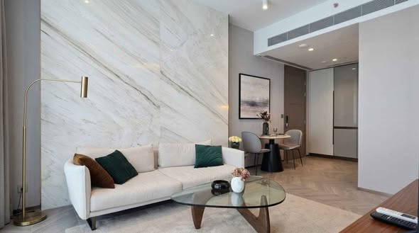 living room of The Estelle Phrom Phong